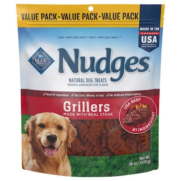 Blue Buffalo Blue Nudges Grillers Natural Beef Dog Treats Value Pack