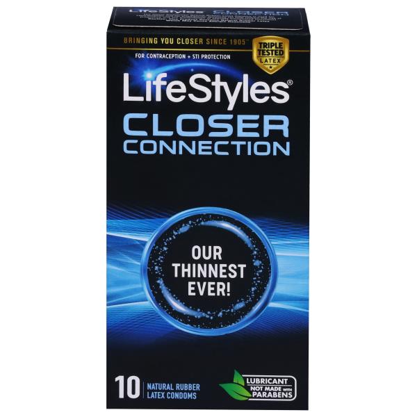 LifeStyles Closer Connection Condoms, Natural Rubber Latex | Publix ...