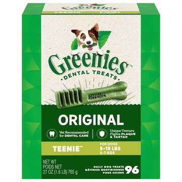 Greenies Dental Treats Daily Dog Treats, Original, Teenie