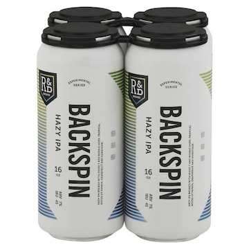 R&D Brewing Beer, Hazy IPA, Backspin