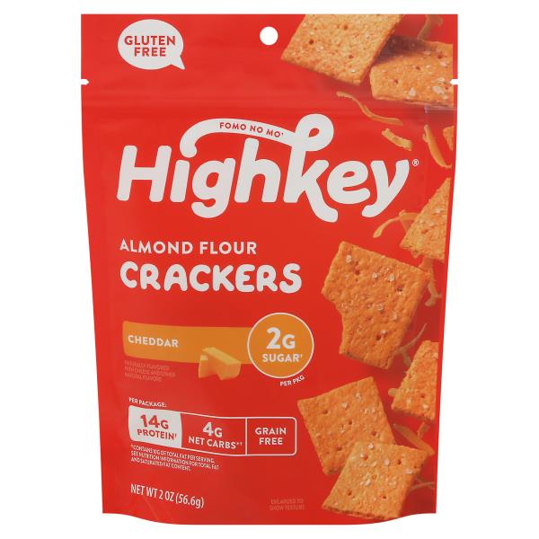 High Key Crackers, Almond Flour, Gluten Free, Cheddar Publix Super
