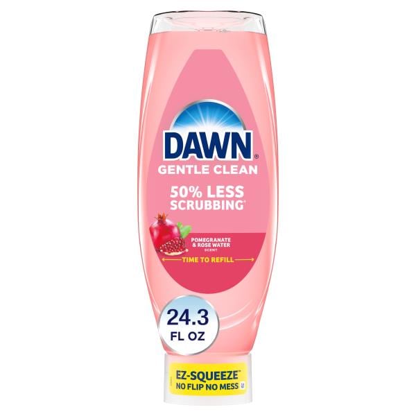 Dawn Ultra Gentle Clean EZSqueeze Dish Soap, Pomegranate & Rose Water