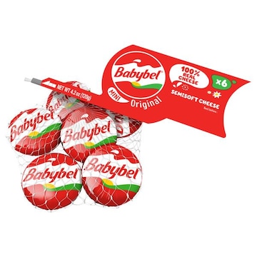 Mini Babybel® Original Snack Cheese, 6 Pack (4.2 oz)