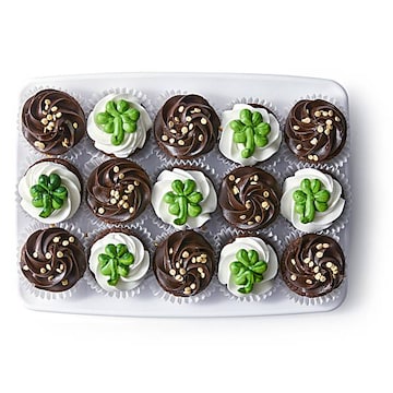 St Patrick's Day Brownie Bites Platter 15-Count