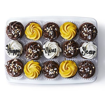 New Year's Brownie Bite Platter 15-Count