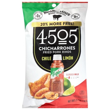 4505 Meats Mild Chile Limon Chicharrones