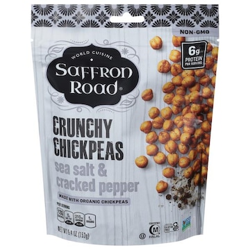 Saffron Road Crunchy Chickpeas, Sea Salt & Cracked Pepper