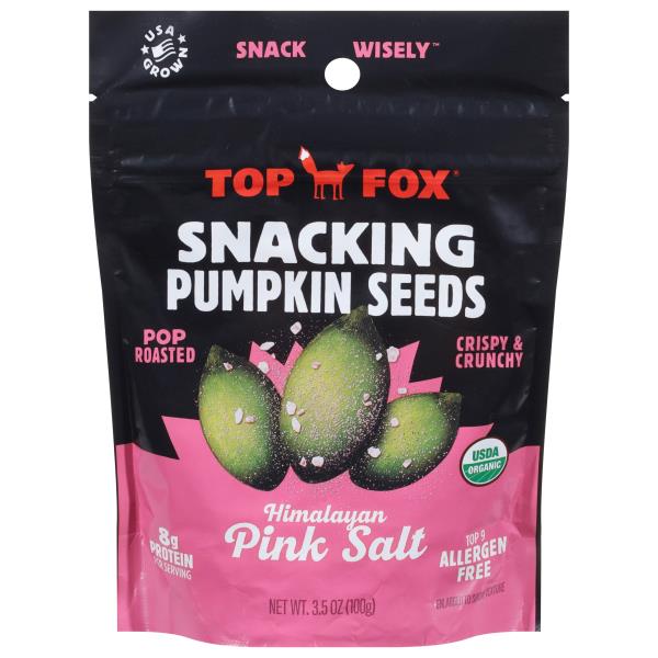 Top Fox Pumpkin Seeds, Himalayan Pink Salt, Pop Roasted | Publix
