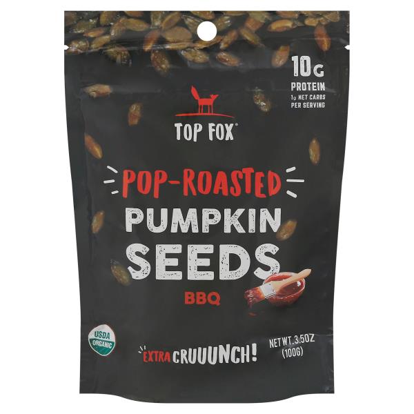 Top Fox Pumpkin Seeds, BBQ, Pop-Roasted | Publix Super Markets