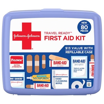 Johnson & Johnson Travel Ready First Aid Kit