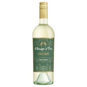 Menage a Trois Limelight Pinot Grigio California White Wine