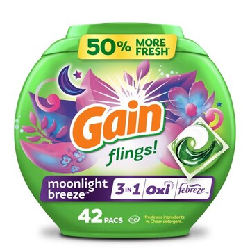 Gain Flings, 42 Ct, Moonlight Breeze Scent