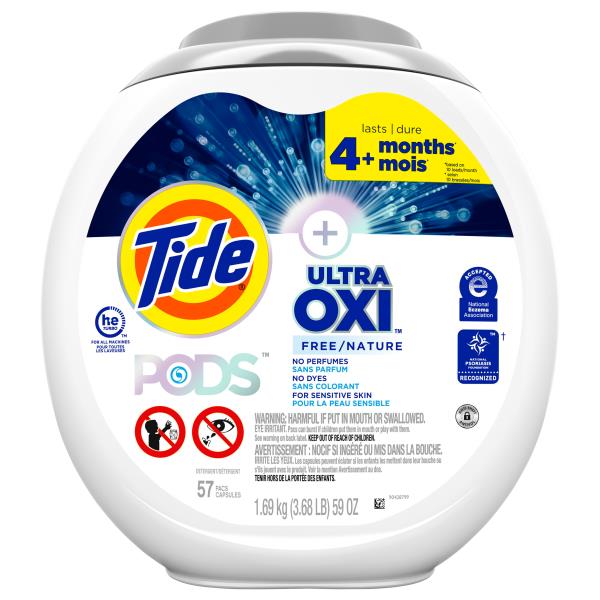 Tide Pods Laundry Detergent Ultra Oxi Free/Nature Publix Super Markets