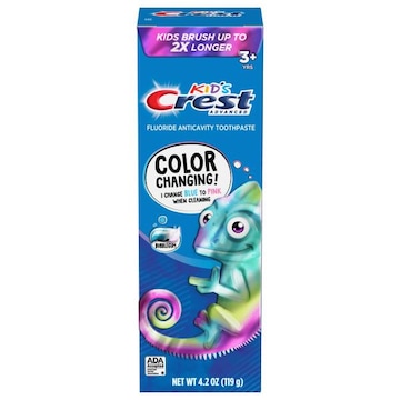 Kid's Crest Advanced 3+ Yrs Fluoride Anticavity Bubblegum Toothpaste