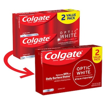 Colgate Optic White Stain Fighter Teeth Whitening Toothpaste