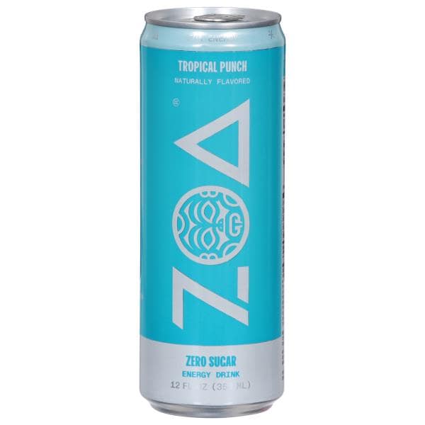 Zoa Energy Drink, Zero Sugar, Tropical Punch | Publix Super Markets