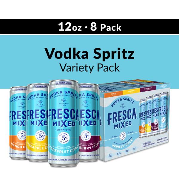 Fresca Mixed Vodka Spritz Variety Pack GlutenFree Canned Cocktail Cans