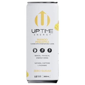 Uptime Zero Sugar Mango Pineapple Energy Drink