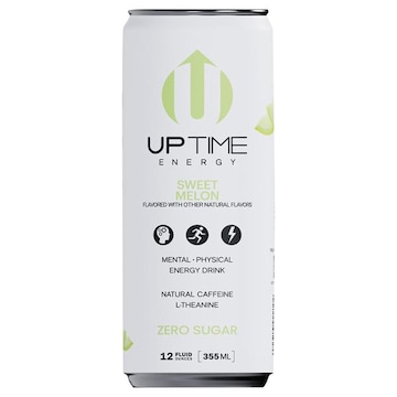 Uptime Zero Sugar Sweet Melon Energy Drink