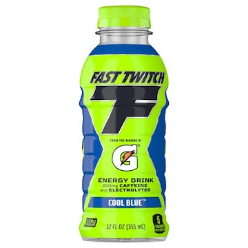 Fast Twitch Energy Drink, Cool Blue, Zero Sugar