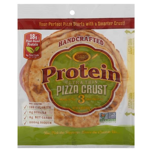 Golden Home Pizza Crust, Protein, UltraThin Publix Super Markets