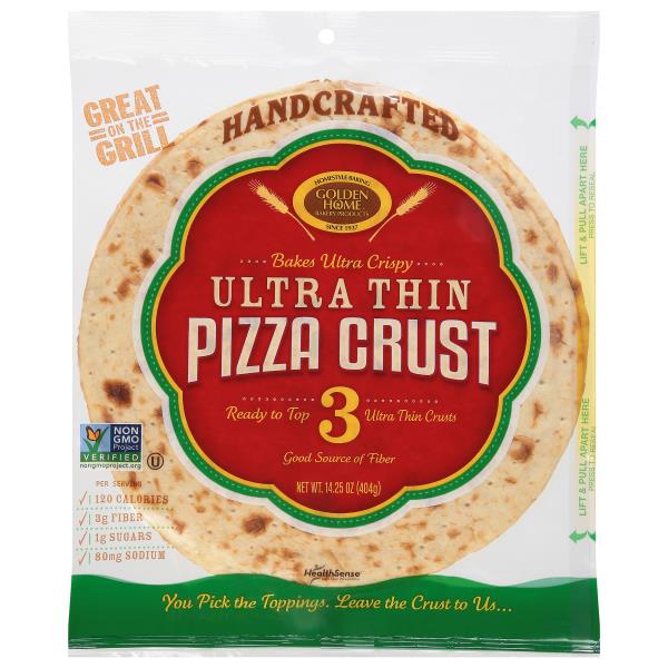 Golden Home Pizza Crust, Ultra Thin, Hand Crafted Publix Super Markets
