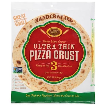 Golden Home Pizza Crust, Ultra Thin, Hand Crafted