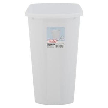 Sterilite Trash Can, White