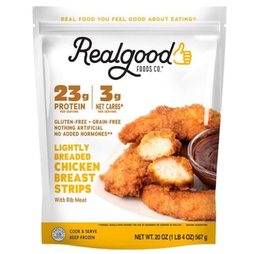 Realgood Foods Co. Lightly Breaded Chicken Strips