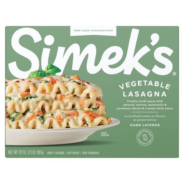 Simek's Lasagna, Vegetable Publix Super Markets