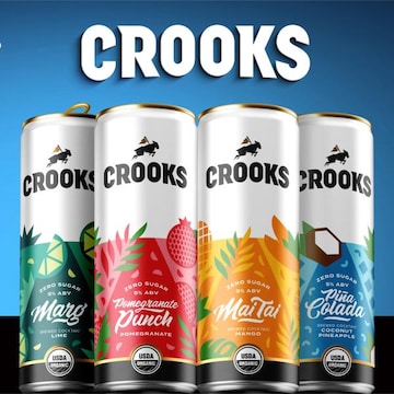 Crooks Brewed Cocktails, Assorted