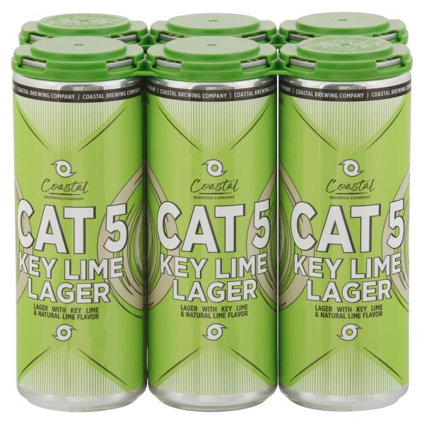 Coastal Brewing Company Beer, Key Lime Lager, CAT 5 Publix Super Markets
