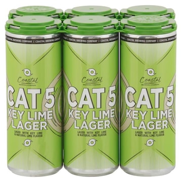 Coastal Brewing Company Beer, Key Lime Lager, CAT 5