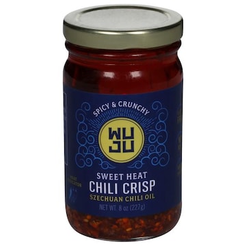 Wuju Chili Crisp, Sweet Heat, Spicy & Crunchy