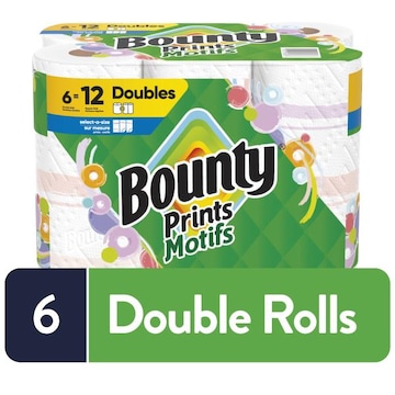 Bounty Paper Towels Select-A-Size, 6 Count
