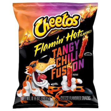 Cheetos Flamin' Hot Cheese Flavored Snacks, Tangy Chili Fusion