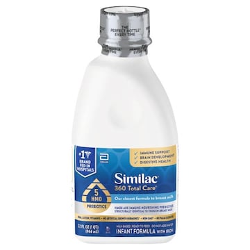 Similac 360 Total Care Infant Formula, Milk-Based, Ready to Feed