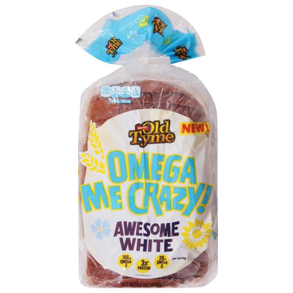 Schmidt Old Tyme Omega Me Crazy! Sandwich Bread, Awesome White Publix