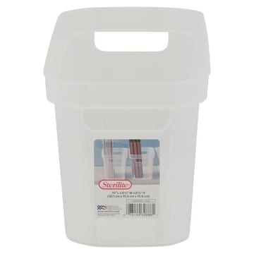 Sterilite Narrow Storage Bin, Clear