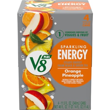V8® +Energy® Sparkling Orange Pineapple Juice Energy Drink