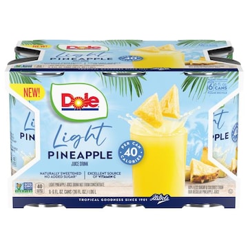 Dole Juice Drink, Light, Pineapple