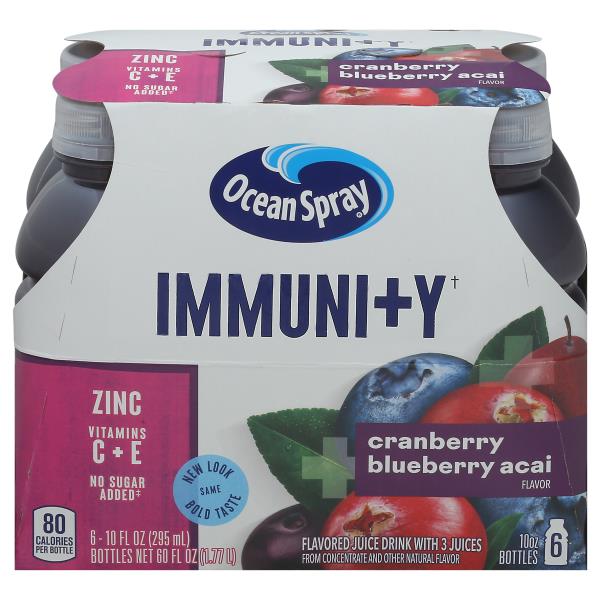 Ocean Spray Immuni+Y Juice Drink, Cranberry Blueberry Acai Publix