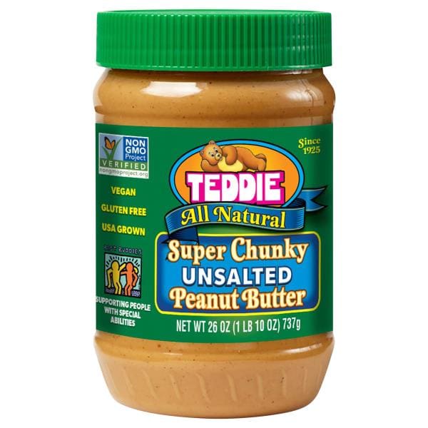 Teddie Peanut Butter, Super Chunky, Unsalted Publix Super Markets