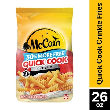 McCain Quick Cook Crinkle Fries Frozen Potatoes