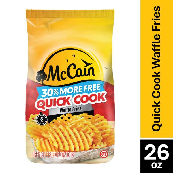 McCain McCain Quick Cook Waffle French Fries, 20 OZ (Frozen Potatoes