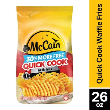 McCain Quick Cook Waffle Fries Frozen Potatoes