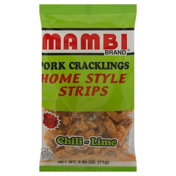 Mambi Pork Cracklings, Chili-Lime, Home Style Strips