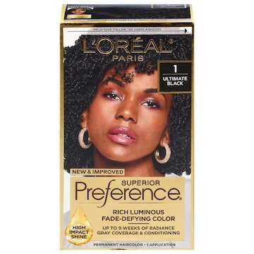 Superior Preference Haircolor, Permanent, Ultimate Black 1