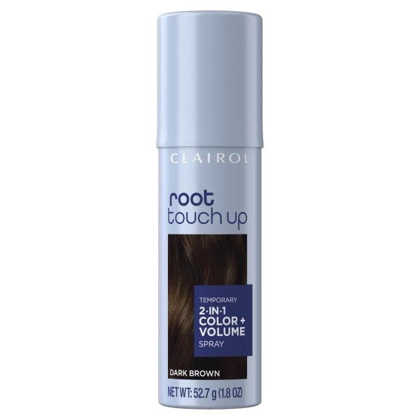 Root Touch-Up Dark Brown Temporary 2 in 1 Color + Volume Spray