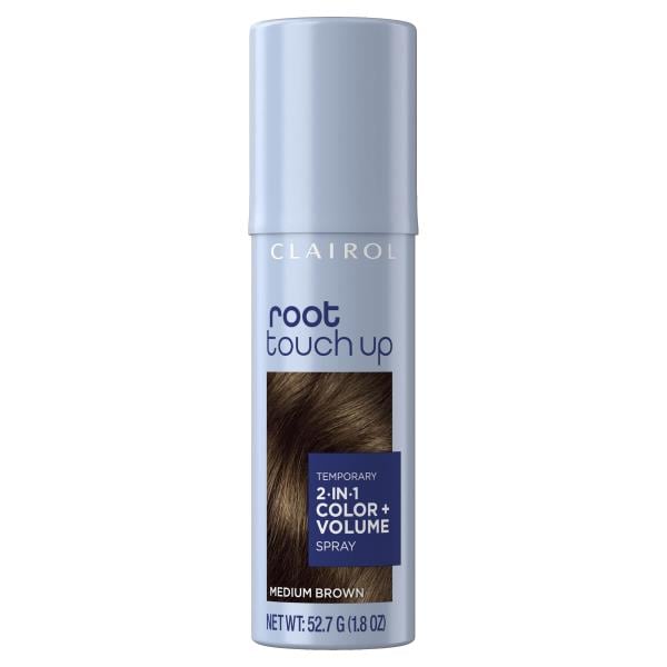 Clairol Root Touch-Up Medium Brown Temporary 2-in-1 Color + Volume
